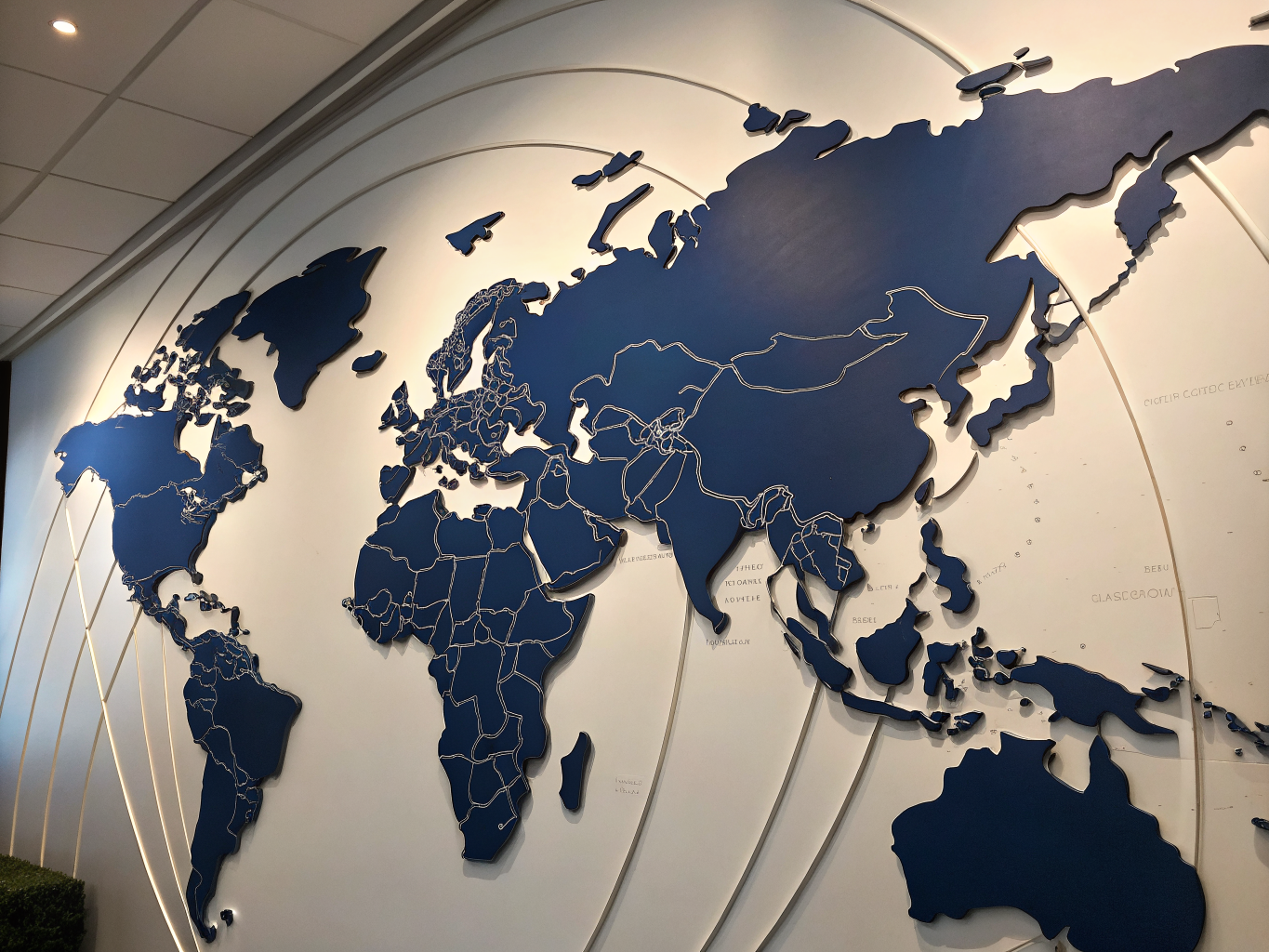 SmartWorld Enterprises global consulting hubs map